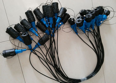 3 Geophone πυρήνων συνδετήρας, σεισμικός συνδετήρας καλωδίων βιδών KCK